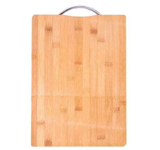 Tabla de Picar Cocina Bambú + 3 Soporte Ollas 34x24 INSPIRA